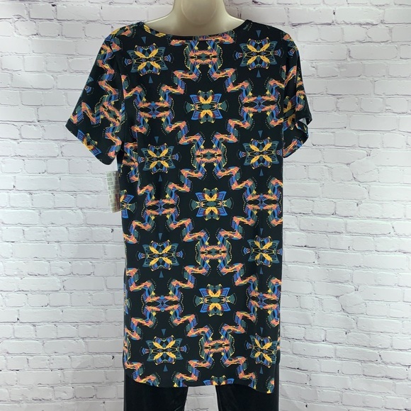 SOFT LuLaRoe Classic T long cut back medium (10-12) Comfortable spun jersey poly - Picture 5 of 9